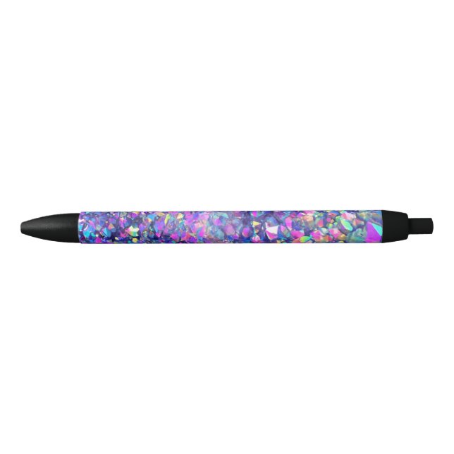Falln Bubble Crystals Black Ink Pen (Front)