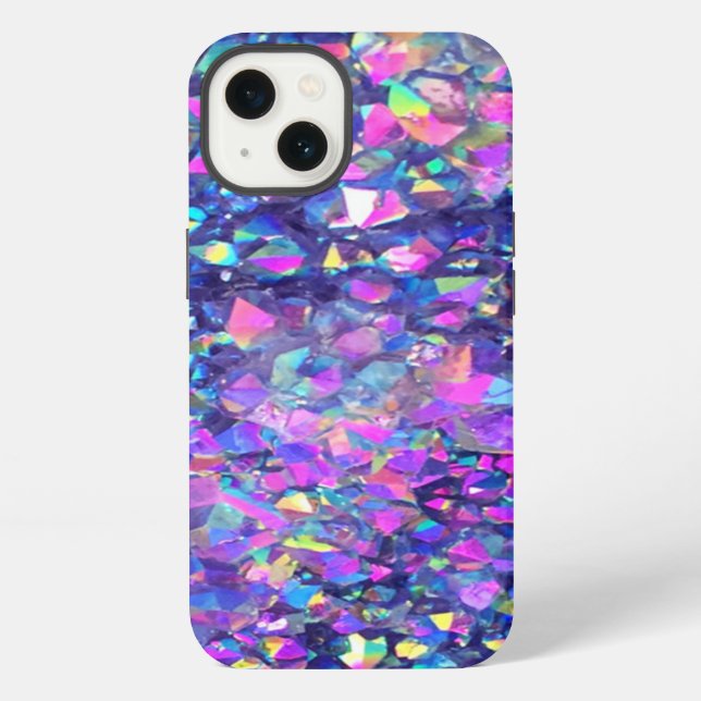 Falln Bubble Crystals iPhone Case (Back)
