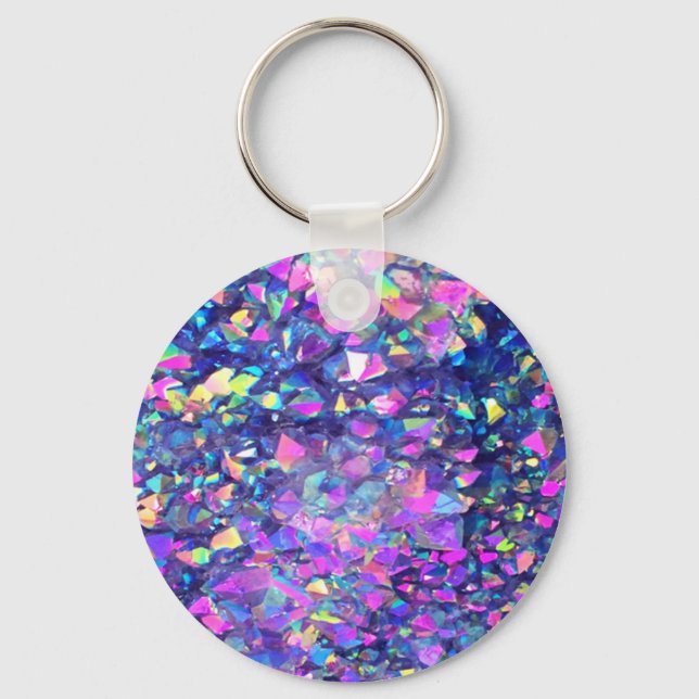 Falln Bubble Crystals Key Ring (Front)
