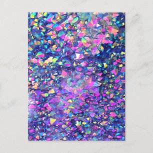 Falln Bubble Crystals Postcard