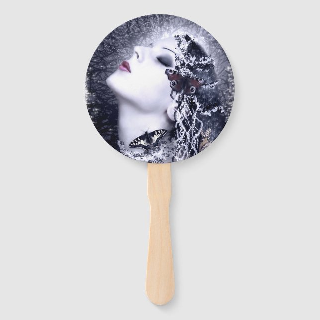 Falln Butterfly Hand Fan (Front)