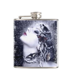 Falln Butterfly Hip Flask