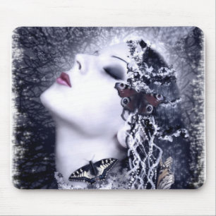 Falln Butterfly Mouse Pad