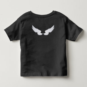 Falln Castiel Angel White Front and Back Toddler T-Shirt