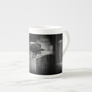 Falln Cemetery Crow Bone China Mug