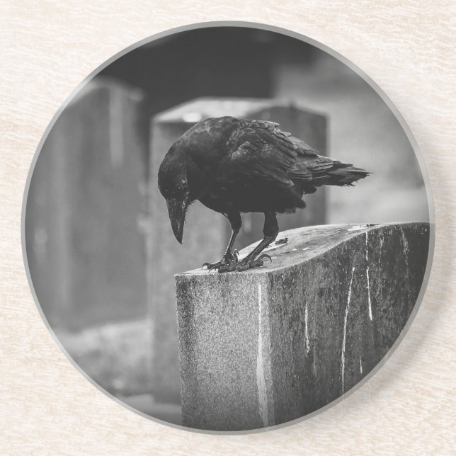 Falln Cemetery Crow Coaster (Front)