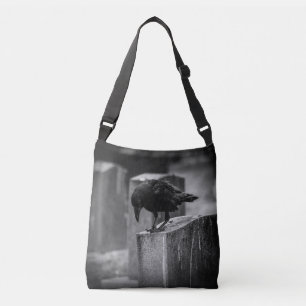 Falln Cemetery Crow Crossbody Bag