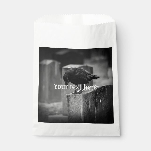 Falln Cemetery Crow Favour Bag (Front)