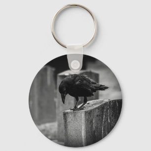 Falln Cemetery Crow Key Ring