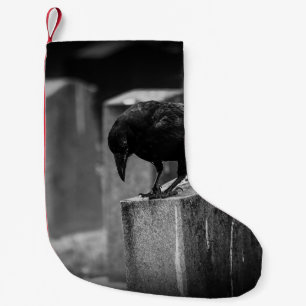 Falln Cemetery Crow Small Christmas Stocking