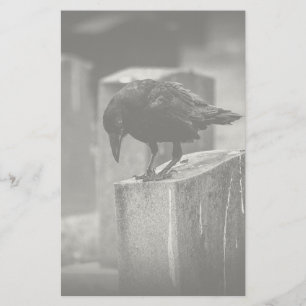 Falln Cemetery Crow Stationery