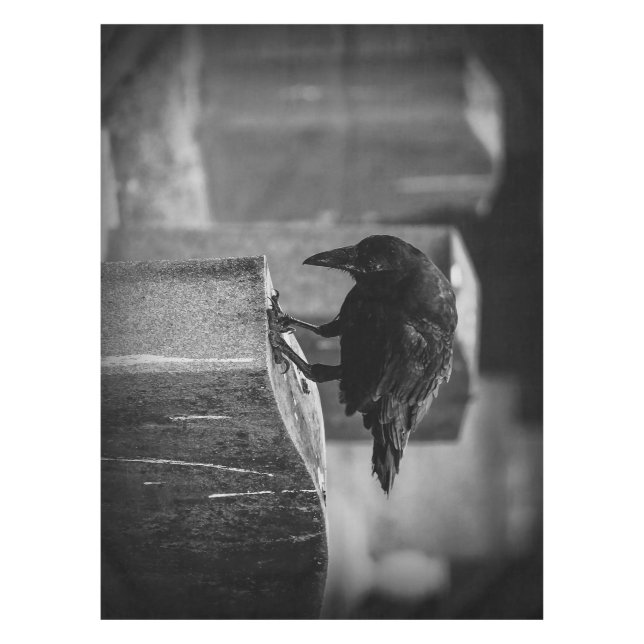Falln Cemetery Crow Tablecloth (Front)