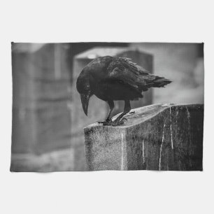 Falln Cemetery Crow Tea Towel
