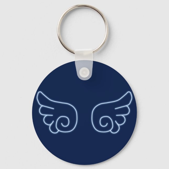 Falln Chibi Angel Wings Key Ring (Front)
