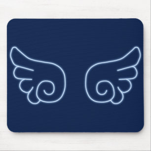 Falln Chibi Angel Wings Mouse Pad