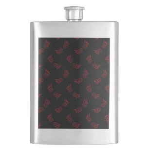 Falln Chibi Demon Wings Hip Flask