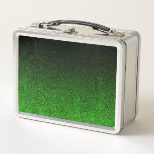 Falln Colour & Black Glitter Gradient Metal Lunch Box