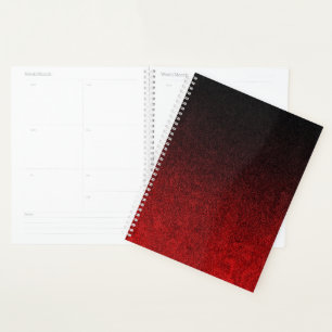 Falln Colour & Black Glitter Gradient Planner