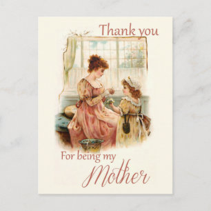 Falln Daisy Chain Mother's Day Postcard