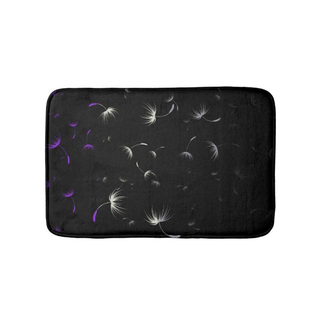 Falln Dandelion Seeds Asexual Pride Bath Mat (Front)