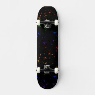 Falln Dandelion Seeds Gay Pride Skateboard