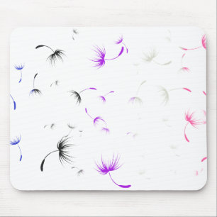 Falln Dandelion Seeds Genderfluid Pride Mouse Pad