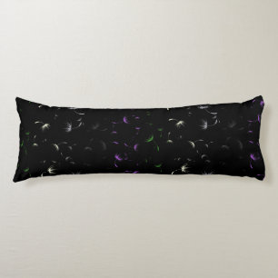 Falln Dandelion Seeds Genderqueer Pride Body Cushion