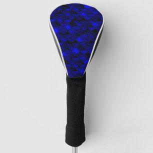 Falln Dark Blue Mermaid Scales Golf Head Cover