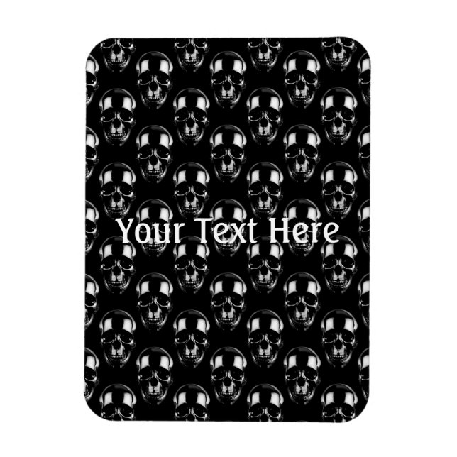 Falln Dark Skulls Magnet (Vertical)