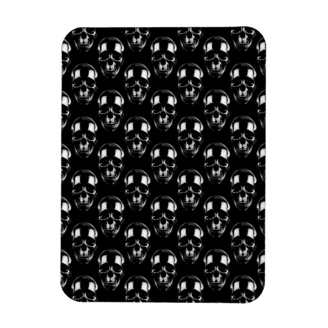 Falln Dark Skulls Magnet (Vertical)