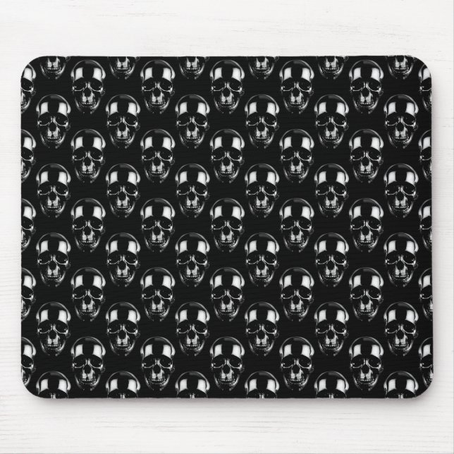 Falln Dark Skulls Mouse Pad (Front)