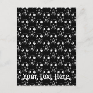 Falln Dark Skulls Postcard