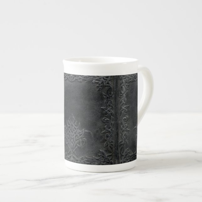 Falln Dark Tribal Bone China Mug (Front Right)