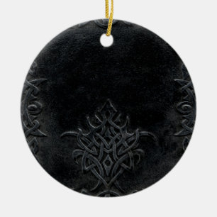 Falln Dark Tribal Ceramic Ornament