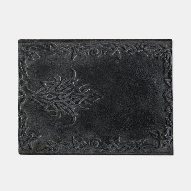 Falln Dark Tribal Doormat (Front)