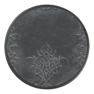 Falln Dark Tribal Hockey Puck