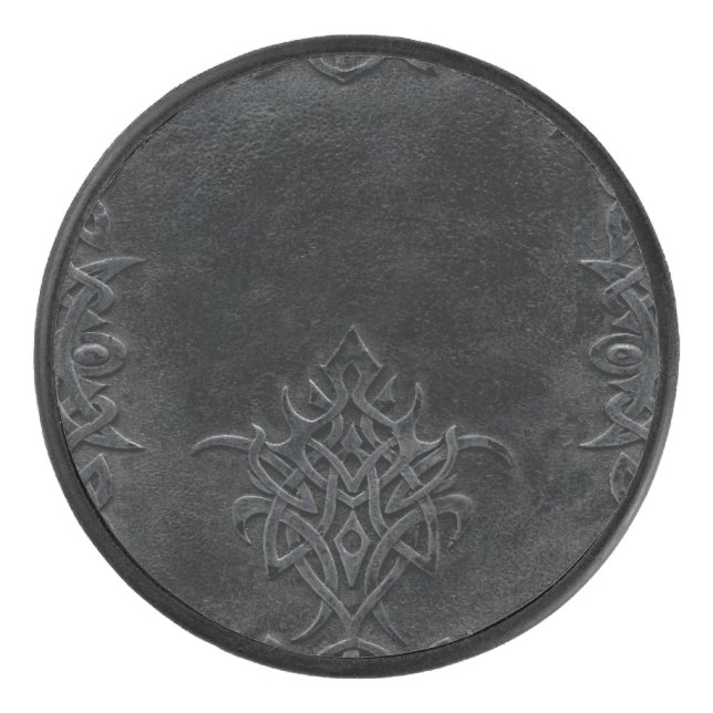 Falln Dark Tribal Hockey Puck (Front)