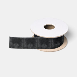 Falln Dark Tribal Satin Ribbon