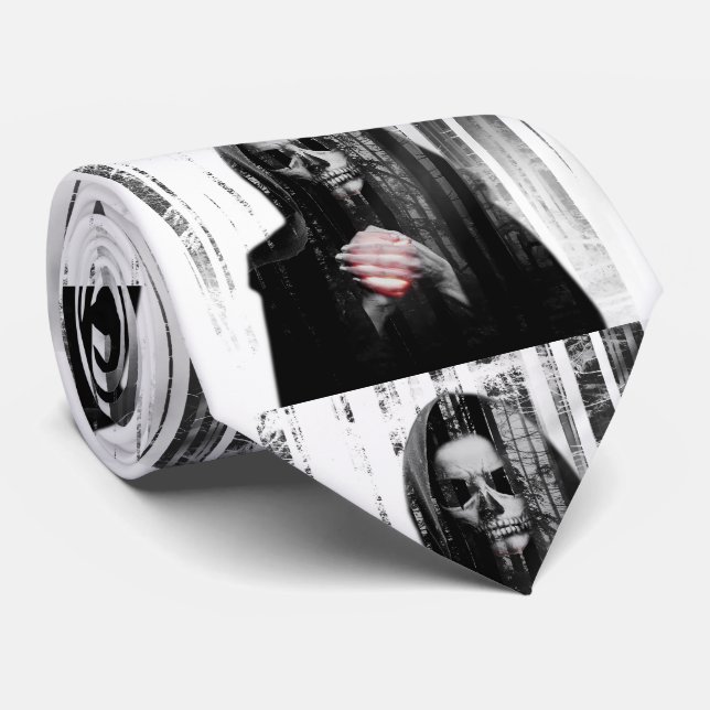 Falln Death Waits Tie (Rolled)