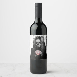Falln Death Waits Wine Label