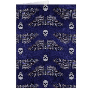 Falln Deathshead Moth and Skulls