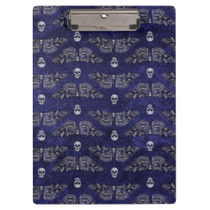 Falln Deathshead Moth and Skulls Clipboard