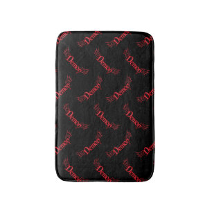 Falln Demon With Wings Bath Mat