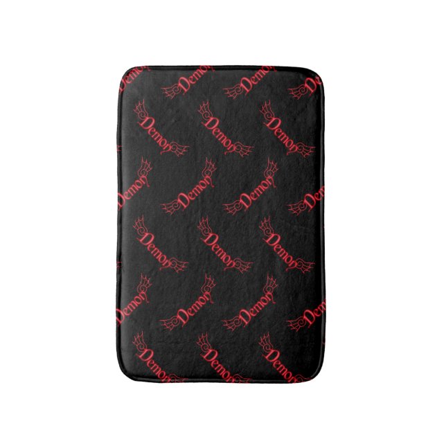 Falln Demon With Wings Bath Mat (Front Vertical)