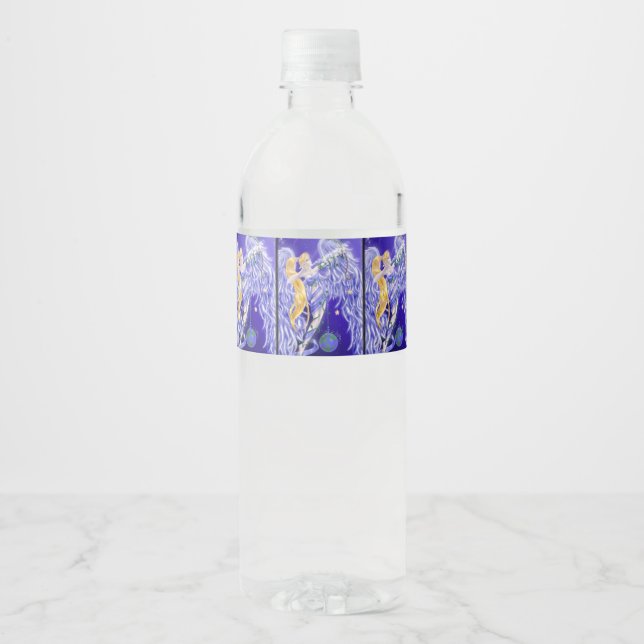 Falln Earth Angel Water Bottle Label (Front)