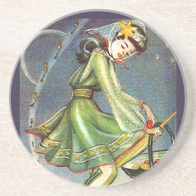 Falln Easter Witch Coaster (Front)