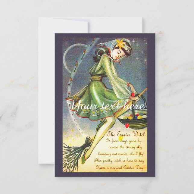 Falln Easter Witch Invitation (Front)