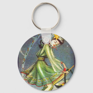 Falln Easter Witch Key Ring