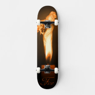 Falln Fire Original Art Skateboard
