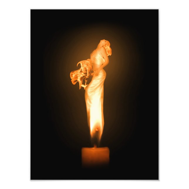Falln Fire Photo Print (Front)